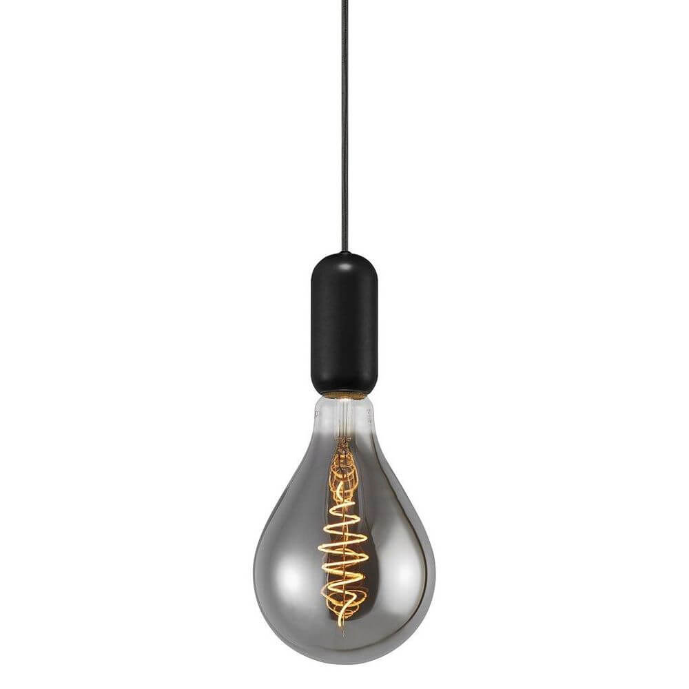Pendelleuchte Notti E27 Schwarz, stilvolle lampe mit organischer Form und ästhetischem Design.
