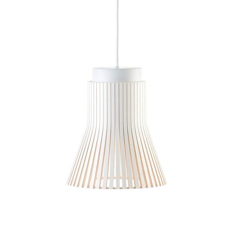 Pendant light Petite 4600 made of wood Ø 20cm in a modern design and conical lampshade.