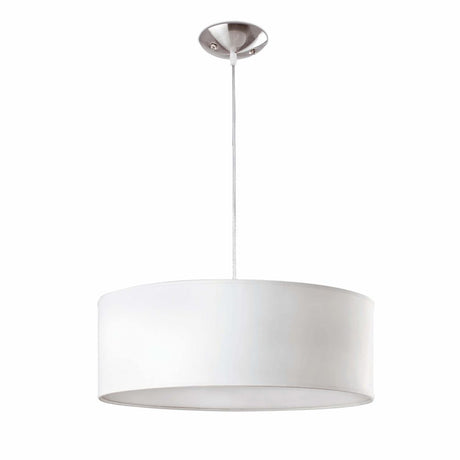 Pendelleuchte SEVEN 3-flammig Weiß in modernem Design für stilvolle Beleuchtung.