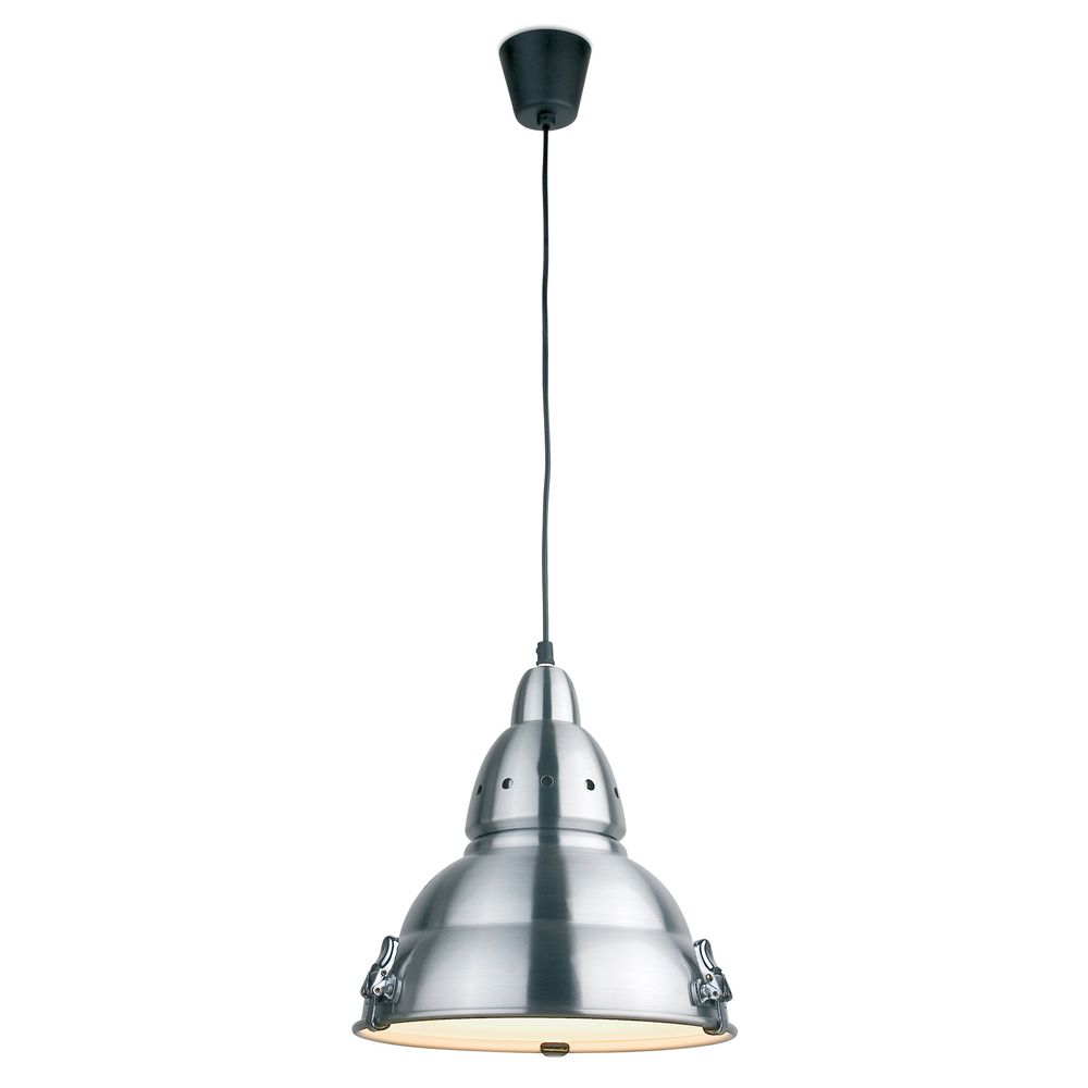 Pendelleuchte SIRIA Nickel-Matt aus Metall mit modernem Design und angenehmem Licht.