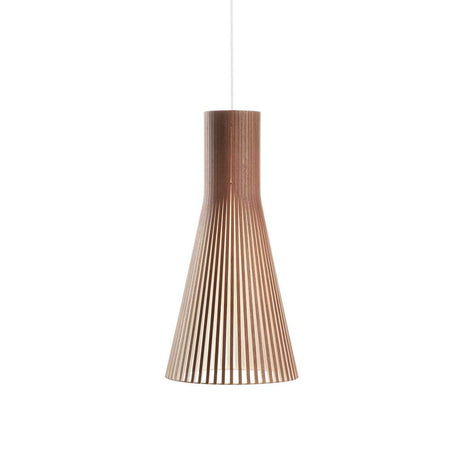Secto Small 4201 pendant light in wood Ø 25cm with a modern design and wood texture, ideal for atmospheric lighting.