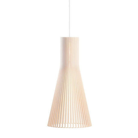 Secto Small 4201 pendant light in wood Ø 25cm in a modern design with a delicate wooden shade.