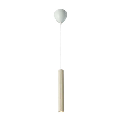 Pendelleuchte Vico mit minimalistischer, gerippter Oberfläche in skandinavischem Design.