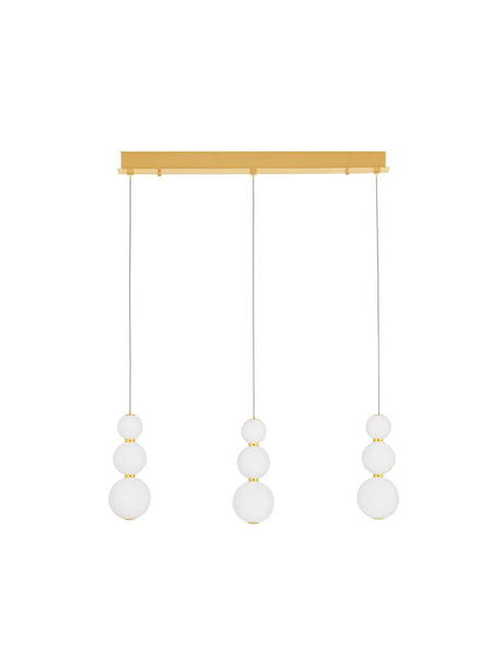 Perla Lampa Lampa LED 70 cm 9-sławy 3000K złoty