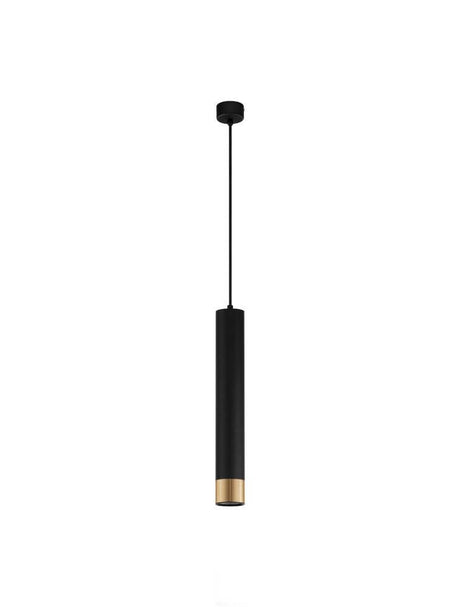 Picto Pendant Lamp GU10 Ø 6 cm nero, oro