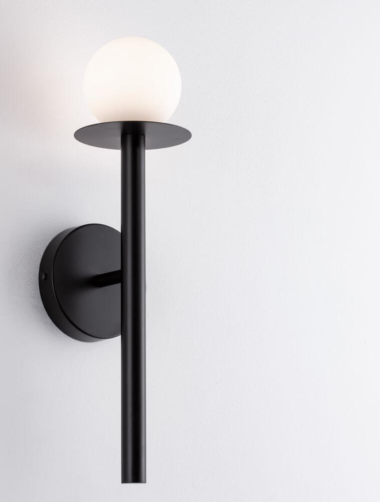 Pielo Wandleuchte G9 H 45cm - elegante Wandlampe mit Opalglas und modernem Design, ideal für jedes Zuhause.