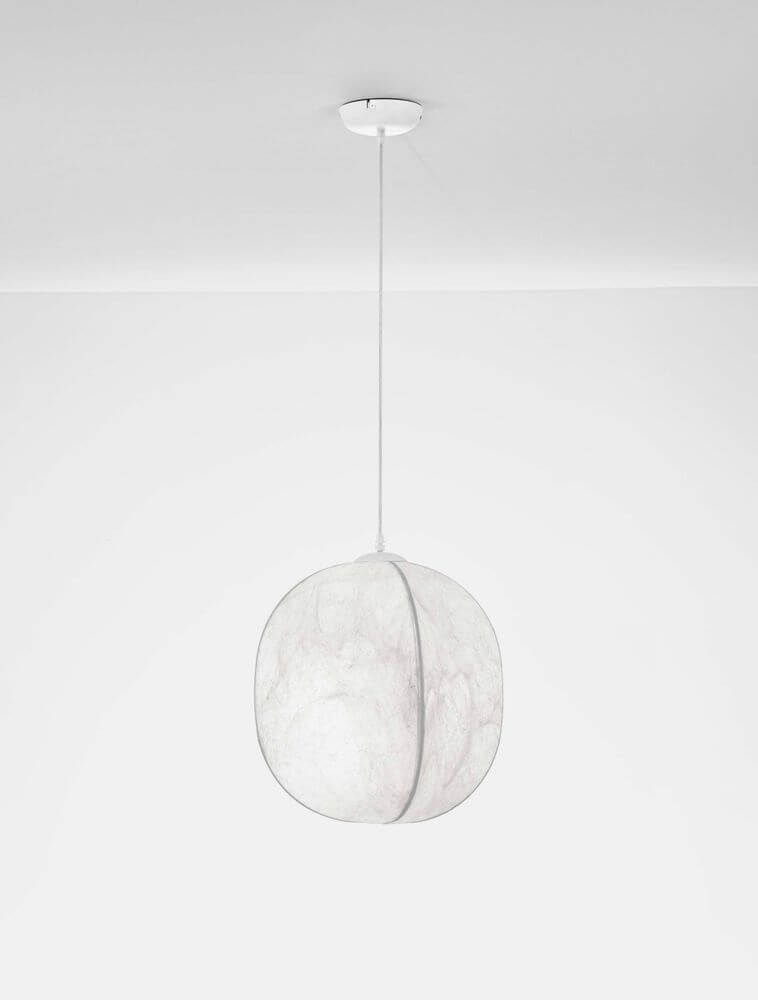 Pierida Pendelleuchte E27 Weiß, moderne hängende Leuchte in Weiß, stilvolles Design für jeden Raum.