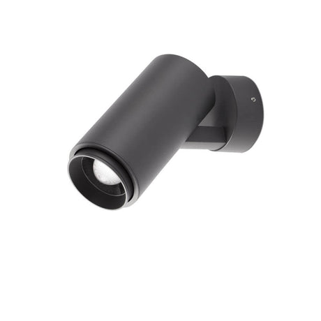 Plom LED Outdoor-Wandstrahler Zoom 18°- 45° IP54 Anthrazit mit regulierbarem Lichtstrahl für Außenbeleuchtung