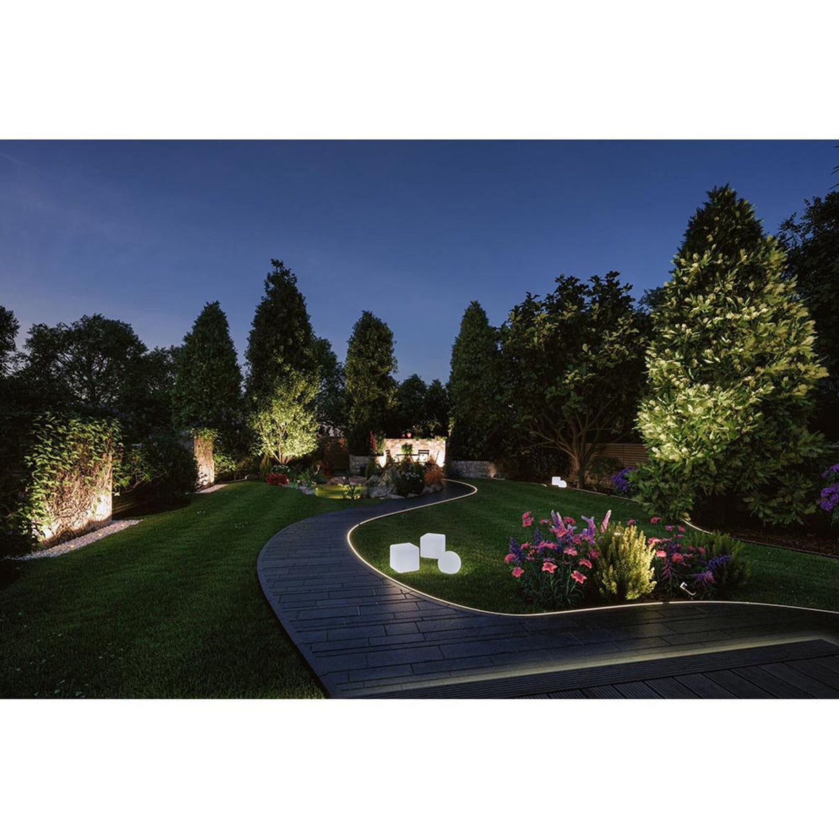 Plug & Shine LED Gartenstrahler Smart Home Zigbee Basis-Set