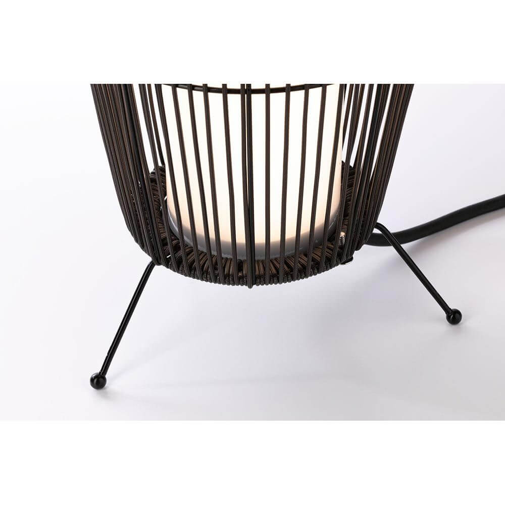 Plug & Shine LED Lichtobjekt Basket Rattan mit modernem Design und elegantem Rattan Look.