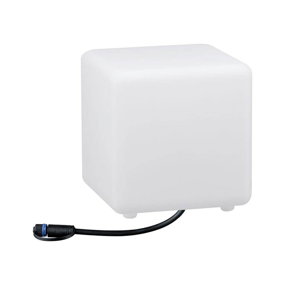 Plug & Shine LED Cube Smart Home mit Zigbee Verbindung, IP65, dekorativ für Terrasse oder Balkon.