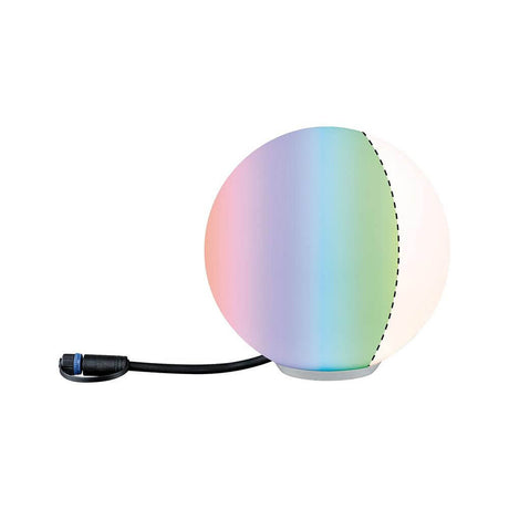 Plug & Shine LED Lichtobjekt Globe Smart Home Zigbee Weiß IP65 in bunten Farben mit Schutzklasse IP65.