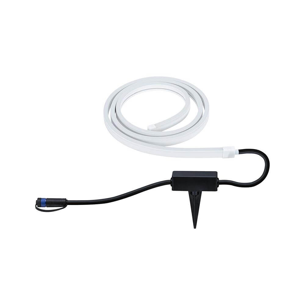 Plug & Shine LED Strip 200cm Smart Home Zigbee Smooth IP67 Weiß - Beleuchtung Zubehör mit wasserdichter Flexibilität.