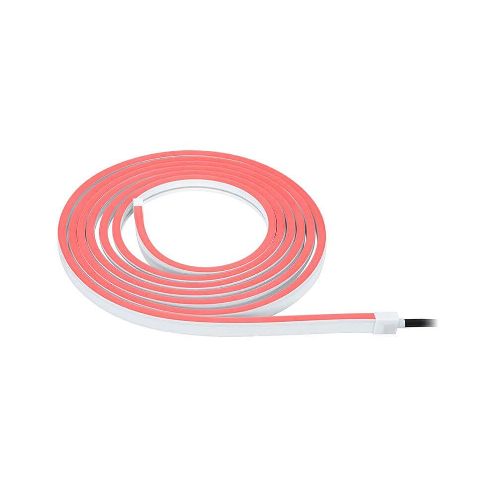 Plug & Shine LED Strip 500cm Smart Home Zigbee Smooth IP67 in pink, flexibel und wetterbeständig.