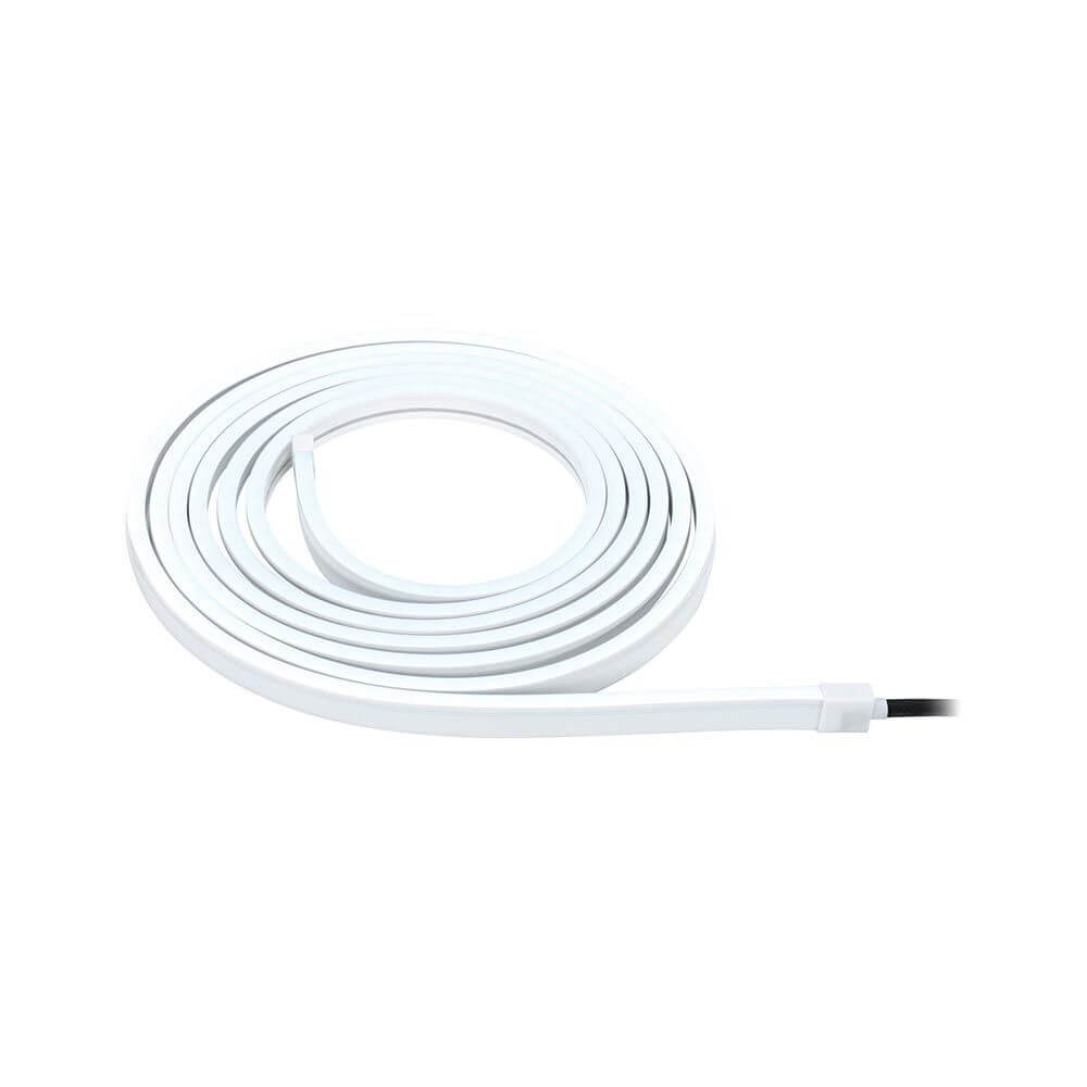 Plug & Shine LED Strip 500cm in Weiß, flexibel und wetterbeständig für Smart Home Beleuchtung.