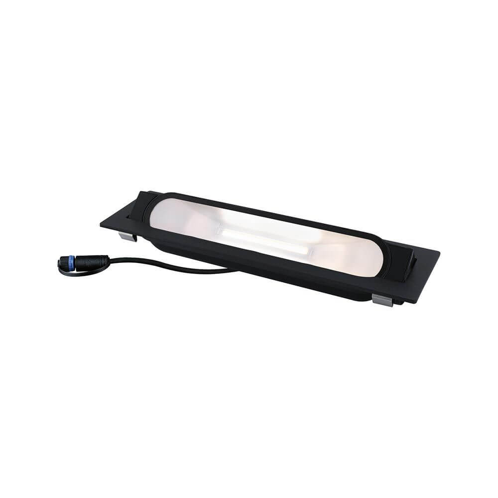 Plug & Shine LED Wandfluter Ito Anthrazit IP67 mit schwenkbarem Design für Außenbeleuchtung.