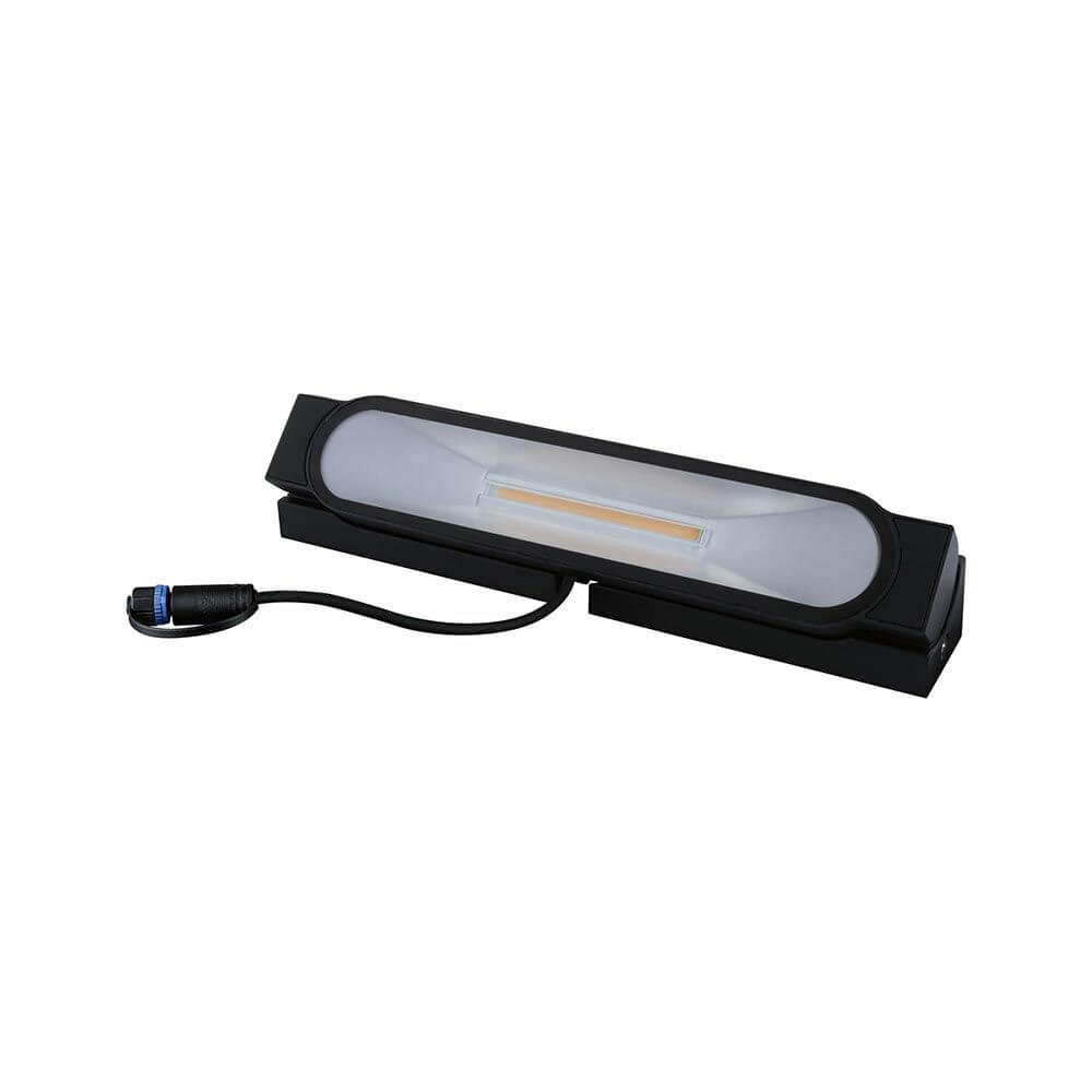 Plug & Shine LED Wandstrahler Ito 25cm Anthrazit IP67 mit warmweißem Licht für Außenbereiche