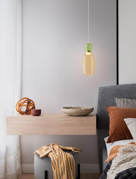 Pluma LED pendellampe Ø 15 cm 3000K flerfarvet