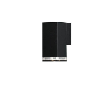 Pollux Außen Wandleuchte IP44 in Schwarz, moderne Wandbeleuchtung für Außenbereiche.