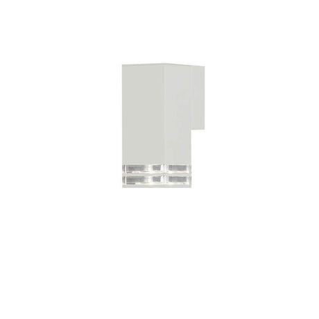 Pollux Außen Wandleuchte IP44 in Weiß, moderne und elegante Außenbeleuchtung für Ihr Zuhause.