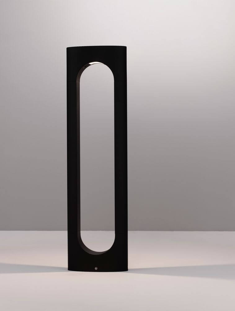 Portal LED Außenwegeleuchte 3000K Schwarz IP54 in modernem Design für Außenbereiche