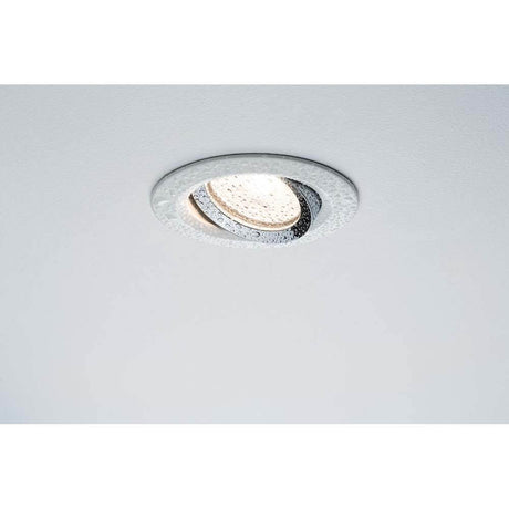 Premium EBL Nova IP65 schwenkb max 1x35W GU10 GU5,3 Weiß-Chrom Einbaustrahler