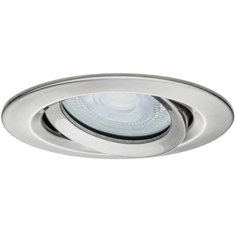Premium EBL Set Nova IP65 schwenkbar LED 1x7W GU10 Einbaustrahler mit schwenkbarem LED-Leuchtmittel.