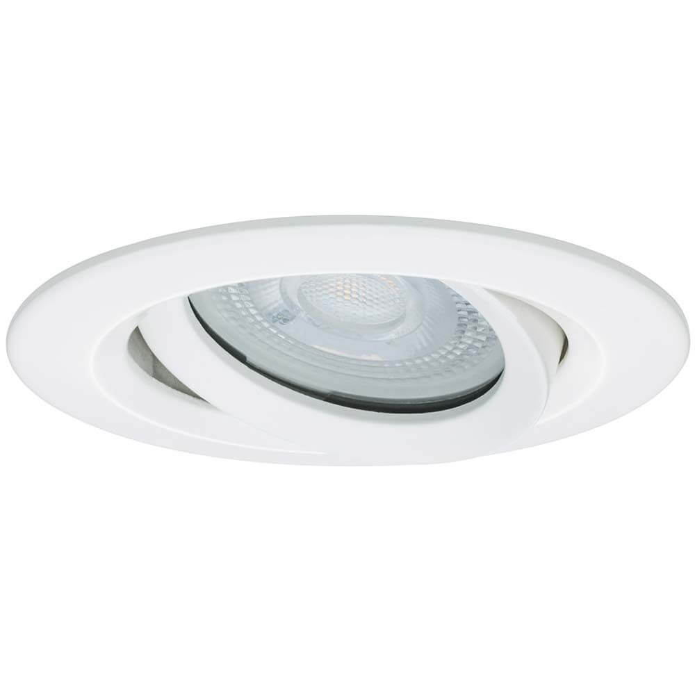 Premium EBL Set Nova IP65 schwenkbar LED 1x7W GU10 Weiß Einbaustrahler in elegantem Design
