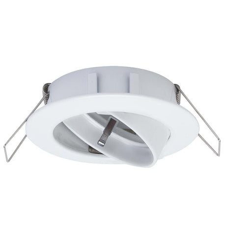 Premium EBL easyClick2 swiveling max. 50W GU10 White - elegant halogen recessed light for a warm, inviting ambience.