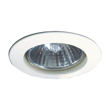 Premium EBL max. 50W GU10 Weiß - Edle Halogen-Einbauleuchte mit hochwertiger Verarbeitung für wohnliches Licht.
