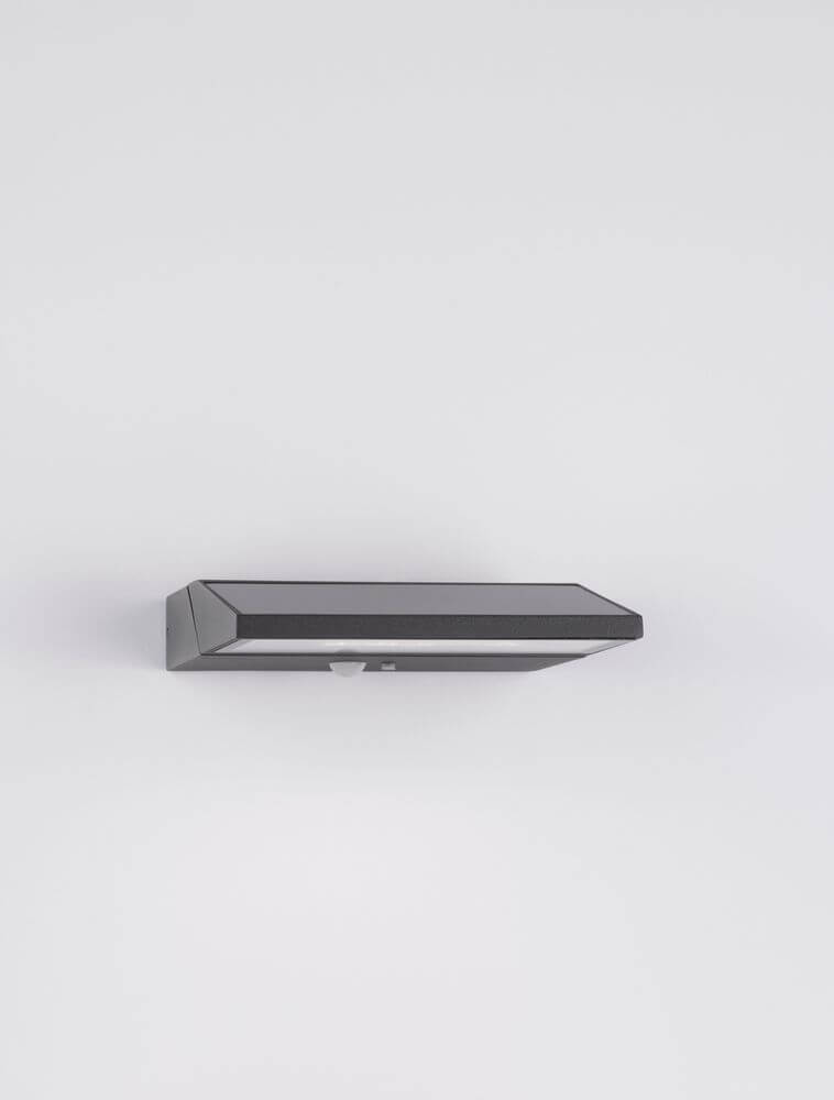 Prim LED Außenwandleuchte 3000K Anthrazit IP65 von Nova Luce, modernes Design in Anthrazit.