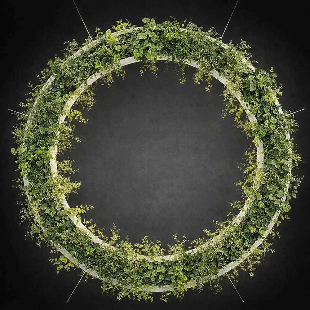 Pro Light LED Ring Pendellampe med integreret plantekasse – specialbygget efter mål