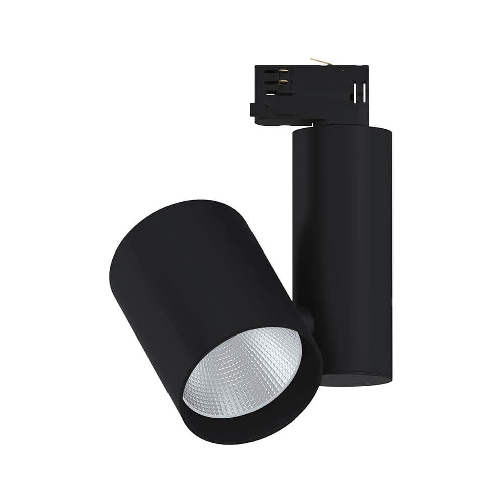 ProRail3 LED Schienenspot Zeuz 60° Dimmbar Schwarz - eleganter dimmbarer Spot mit 60° Ausstrahlwinkel in schwarz.