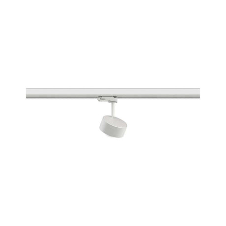 ProRail3 LED track spotlight Aldan white, black mounted on a track