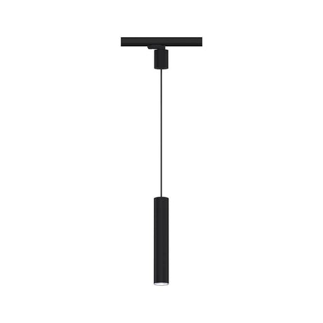 ProRail3 pendant light Artemons Dimmable Black with cylindrical design and black fabric cable.
