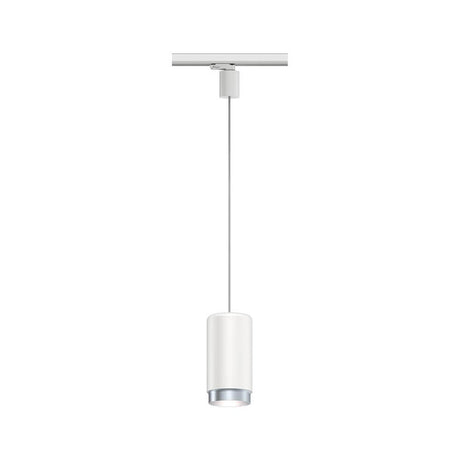 ProRail3 pendant light Corus White with simple elegance and long cable, ideal for high ceilings.