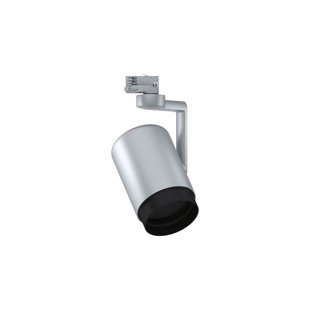 ProRail3 Schienenspot Asthene Chrom - flexibler LED Spot mit PAR38-Leuchtmittel, ideal für repräsentative Räume.