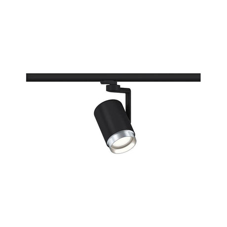ProRail3 track spotlight Asthene Dimmable Black mounted on a black track system.