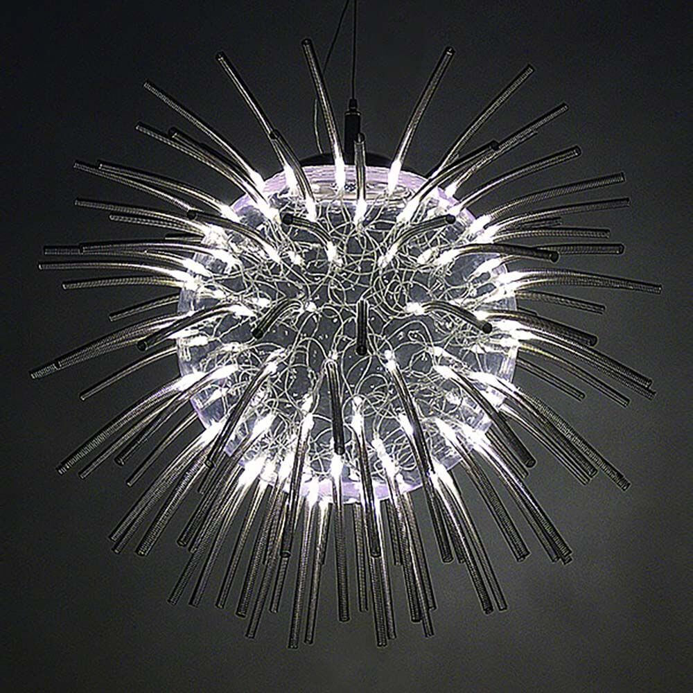 Critters Design Pendelleuchte 45 mit flexiblen Stahl-Diffusoren und LED-Lichtern in einem kreativen Design.