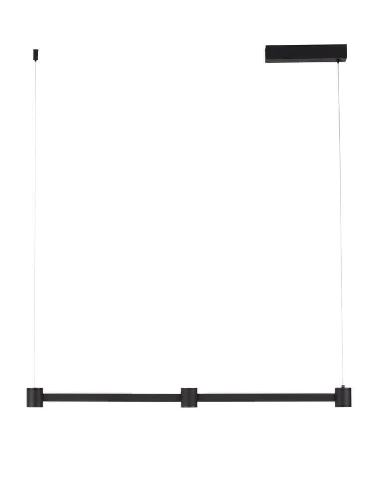 Puize LED Pendelleuchte 3-flammig 3000K Schwarz