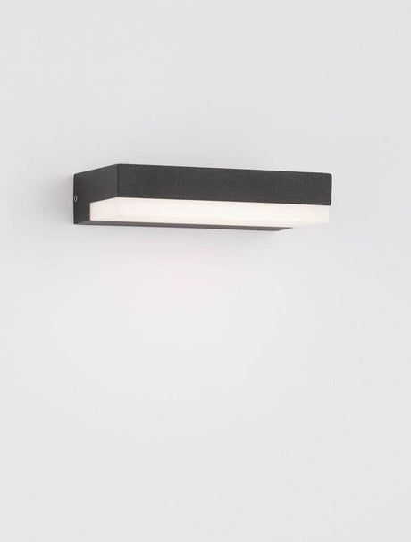 Ren LED Udendørs væglampe 3000K antracit IP65 – moderne vægbelysning med minimalistisk design.