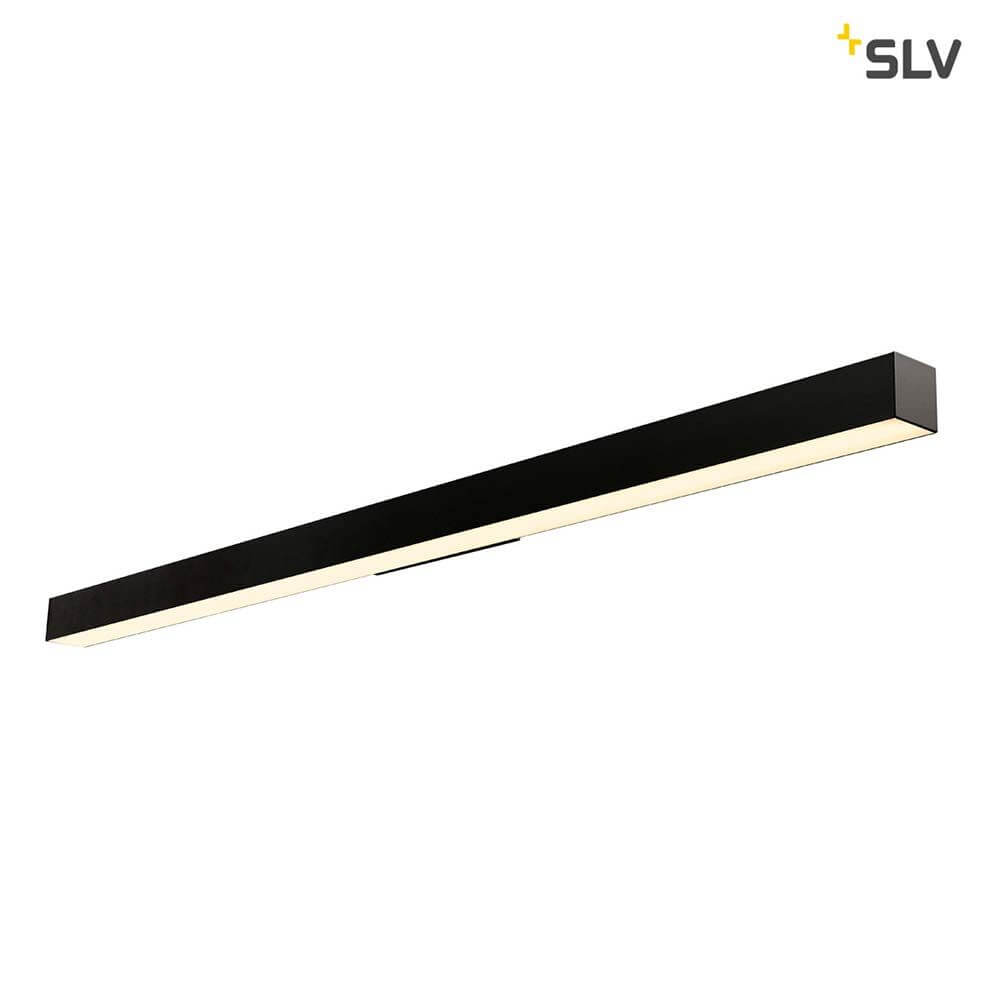 Q-Line LED Wandleuchte Black 3000K - elegante schwarze Wandlampe mit warmweißem Licht für blendfreie Beleuchtung.