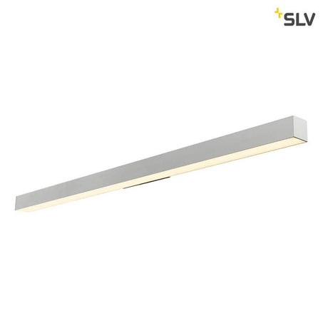 Q-Line LED Wandleuchte Silbergrau 3000K, moderne blendfreie LED-Wandlampe mit warmweißem Licht