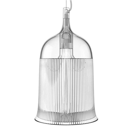 Elegante Goblets Pendelleuchte transparent aus Kristallglas für stilvolle Beleuchtung.