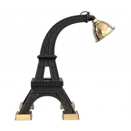Paris M table lamp Eiffel Tower 60 cm in the shape of the Eiffel Tower with golden diffuser