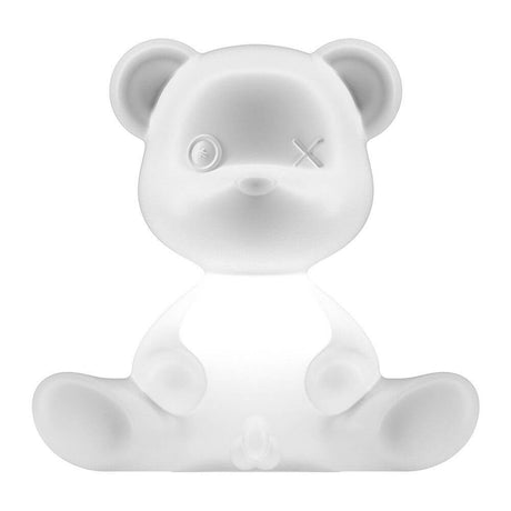 Teddy Boy Akku Tischleuchte LED Farbwechsel in Form eines Teddybären mit LED-Licht.