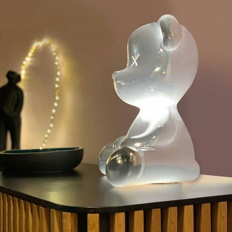 Teddy Boy Metal table lamp, a modern table light in the original teddy bear design, ideal for stylish spaces.