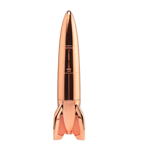 V-2 Schneider Rocket table lamp in rose gold design, inspired by the V-2 rocket from the Second World War.