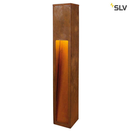 RUSTY 80 LED SLOT outdoor light, rusted iron LED 3000K IP44 with a rust look and warm light.