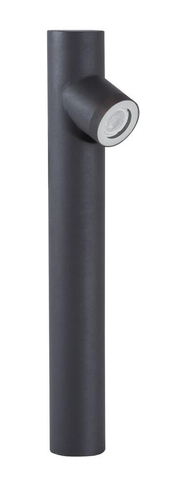 Applique de chemin extérieure Ramo GU10 gris foncé IP65 en aluminium et verre pour un éclairage extérieur résistant aux intempéries.